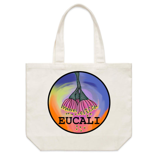 "Eucali, I Love Colour" Canvas Tote Bag