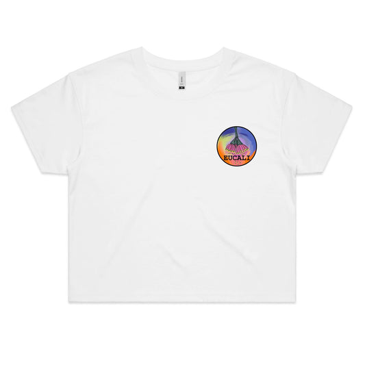 "Eucali, I Love Colour" Crop T-Shirt