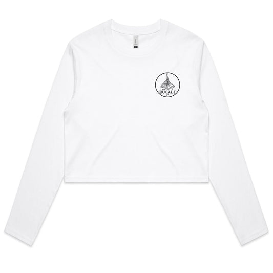 "MONOCHROME Eucali" Long Sleeve Crop T-Shirt