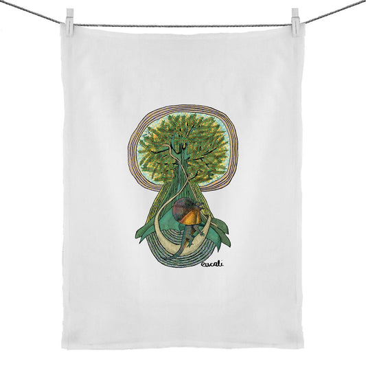 "Chlamydosaurus Kingii" Tea Towel