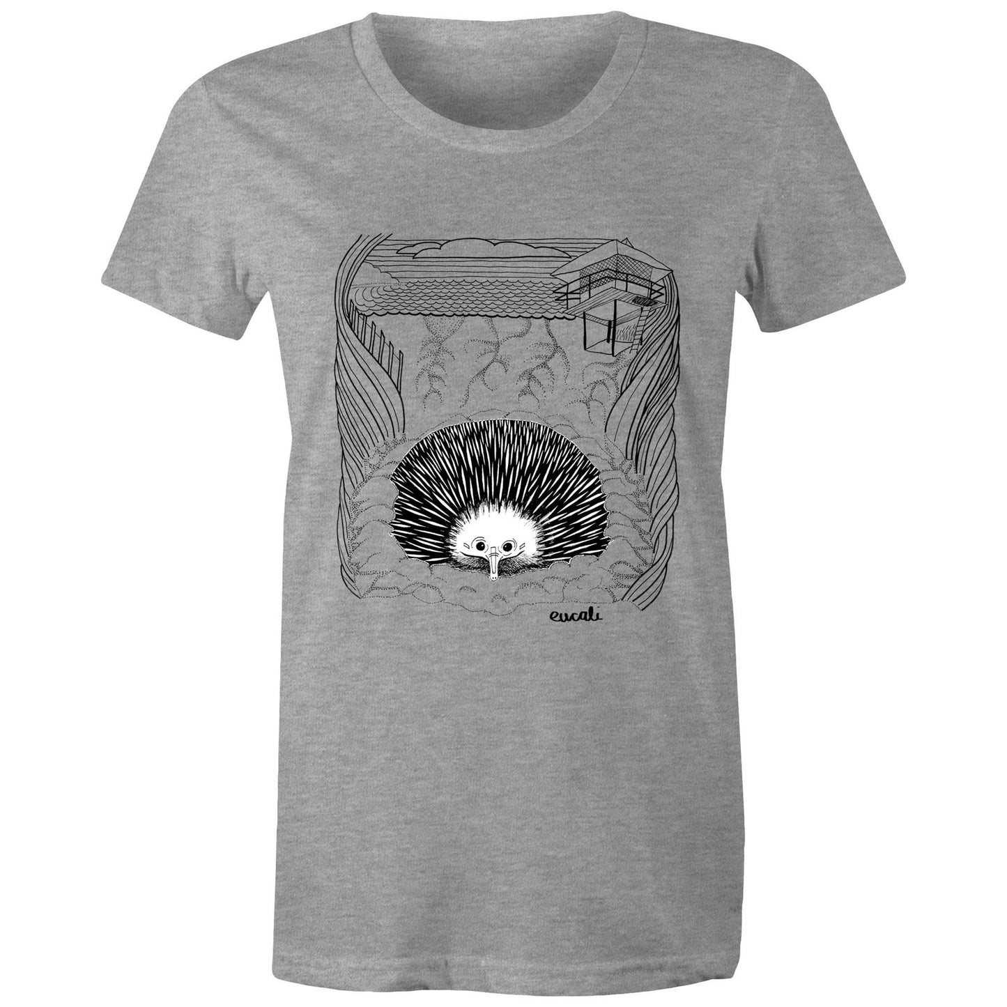 "MONOCHROME Echidna SLC" T-Shirt (women's fit)