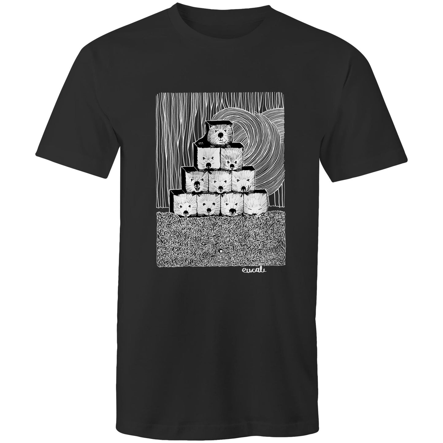 "MONOCHROME Wombats³" T-Shirt (unisex fit)