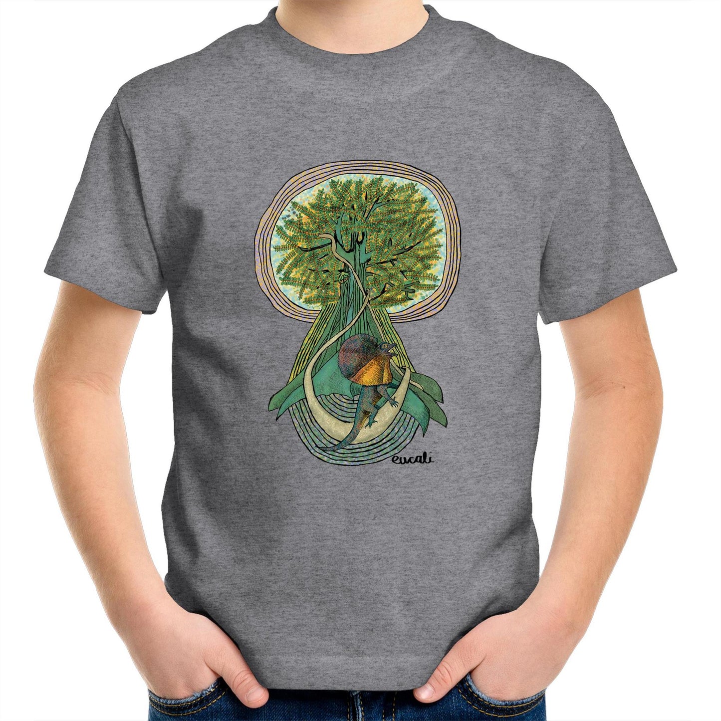 "Chlamydosaurus Kingii" Kids T-Shirt