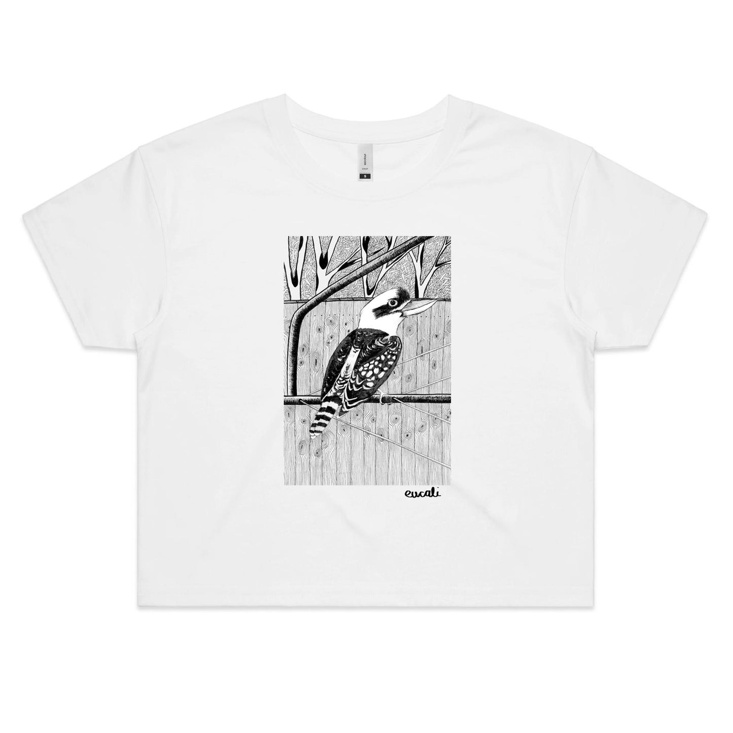 "MONOCHROME King of the Bush" Crop T-Shirt