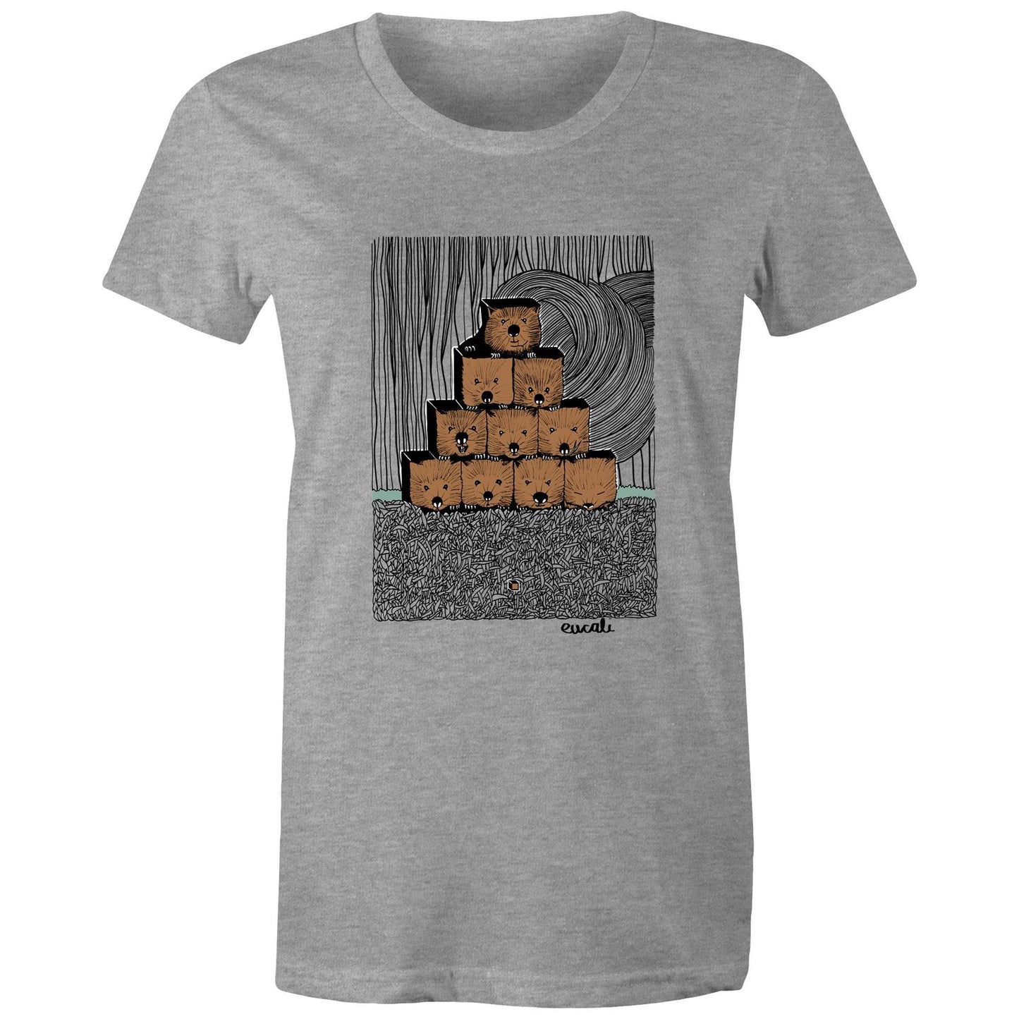 "Wombats³" T-Shirt (women's fit)