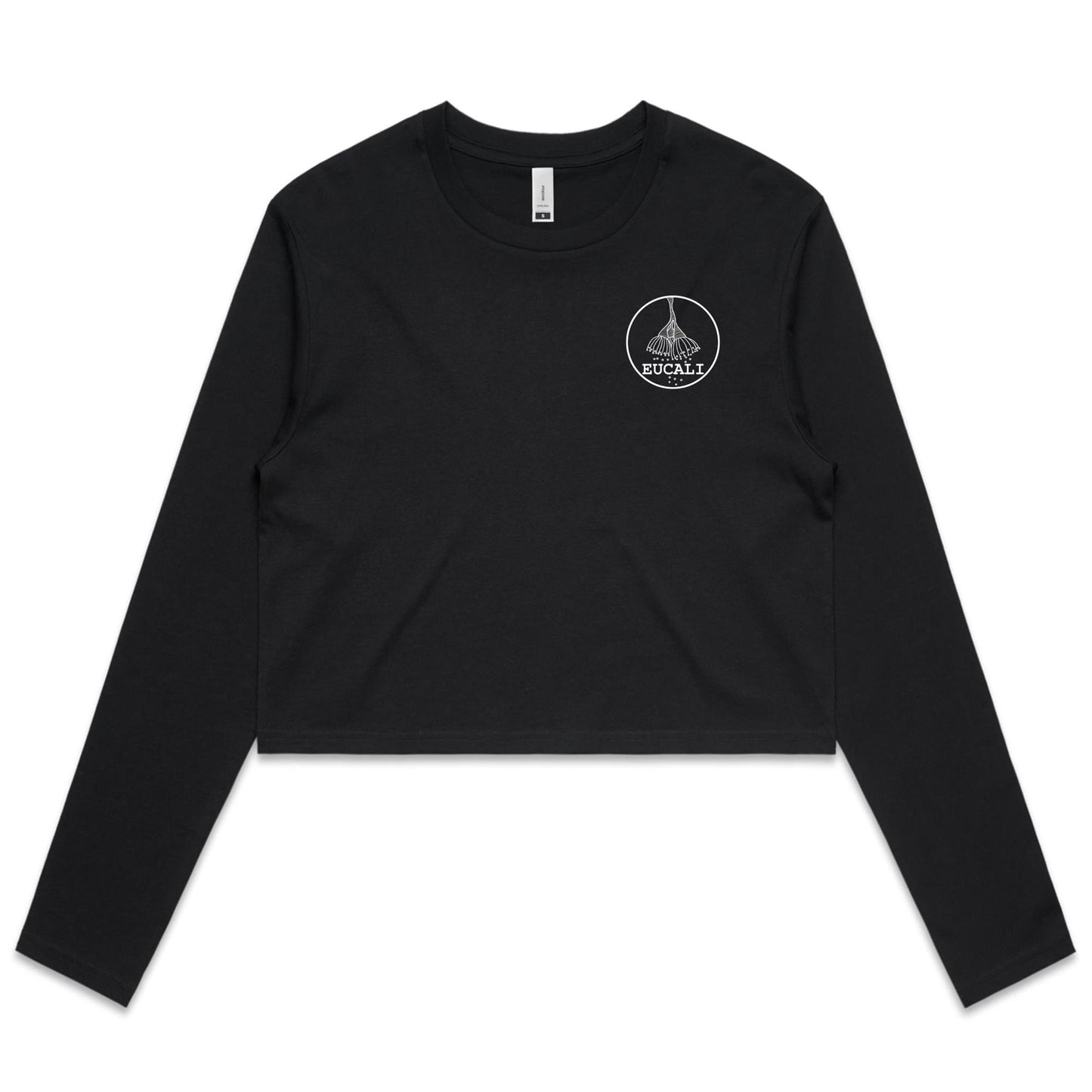 "MONOCHROME Eucali" Long Sleeve Crop T-Shirt