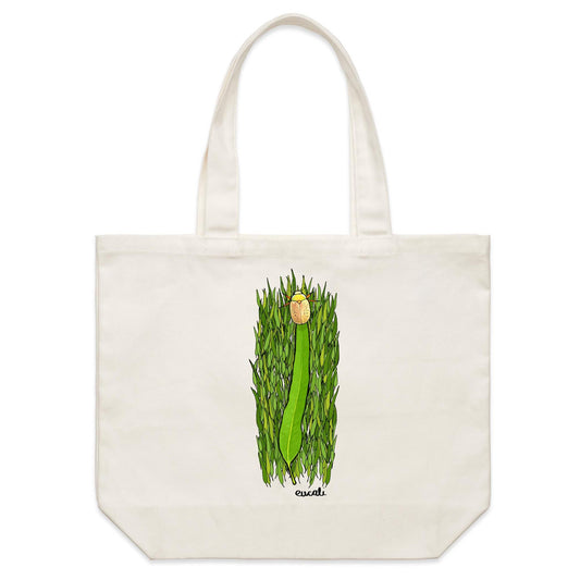 "Summertime CHRISTMAS" Canvas Tote Bag