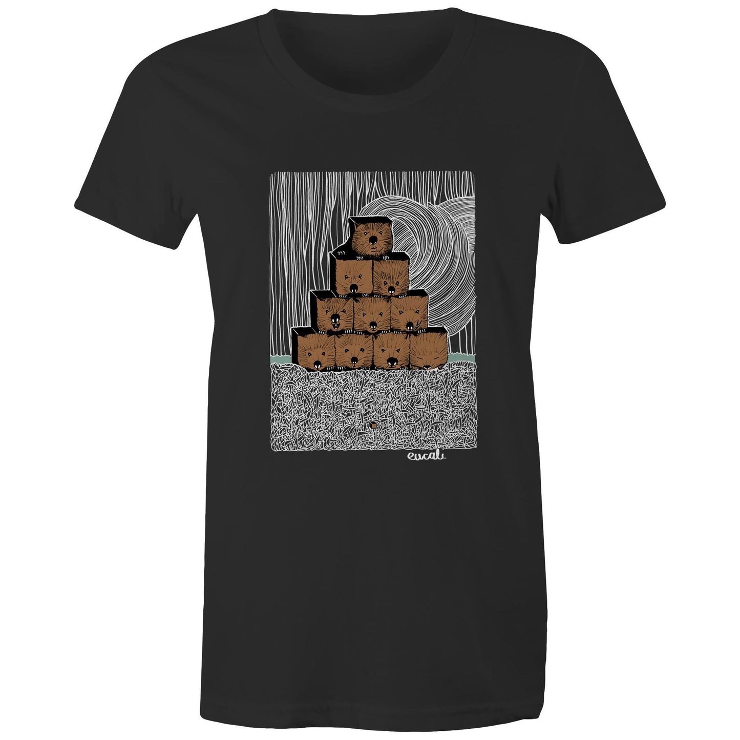 "Wombats³" T-Shirt (women's fit)