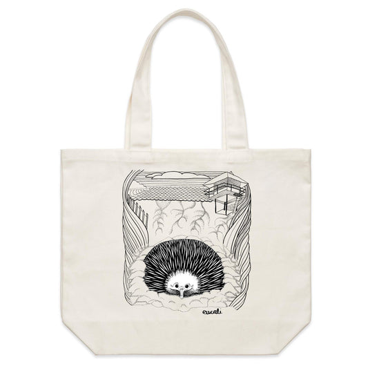 "MONOCHROME Echidna SLC" Canvas Tote Bag