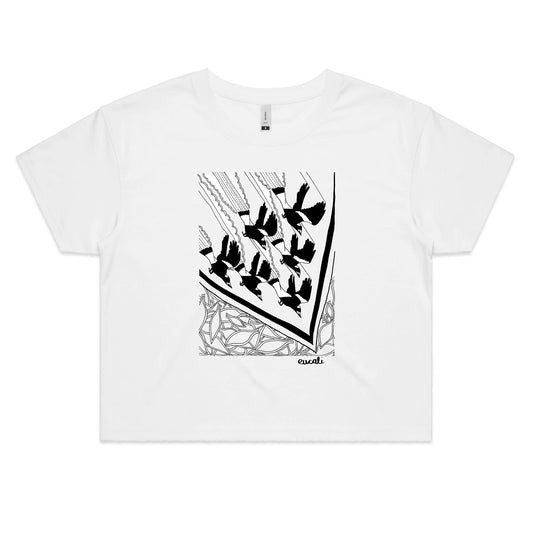 "MONOCHROME Maggie Season" Crop T-Shirt