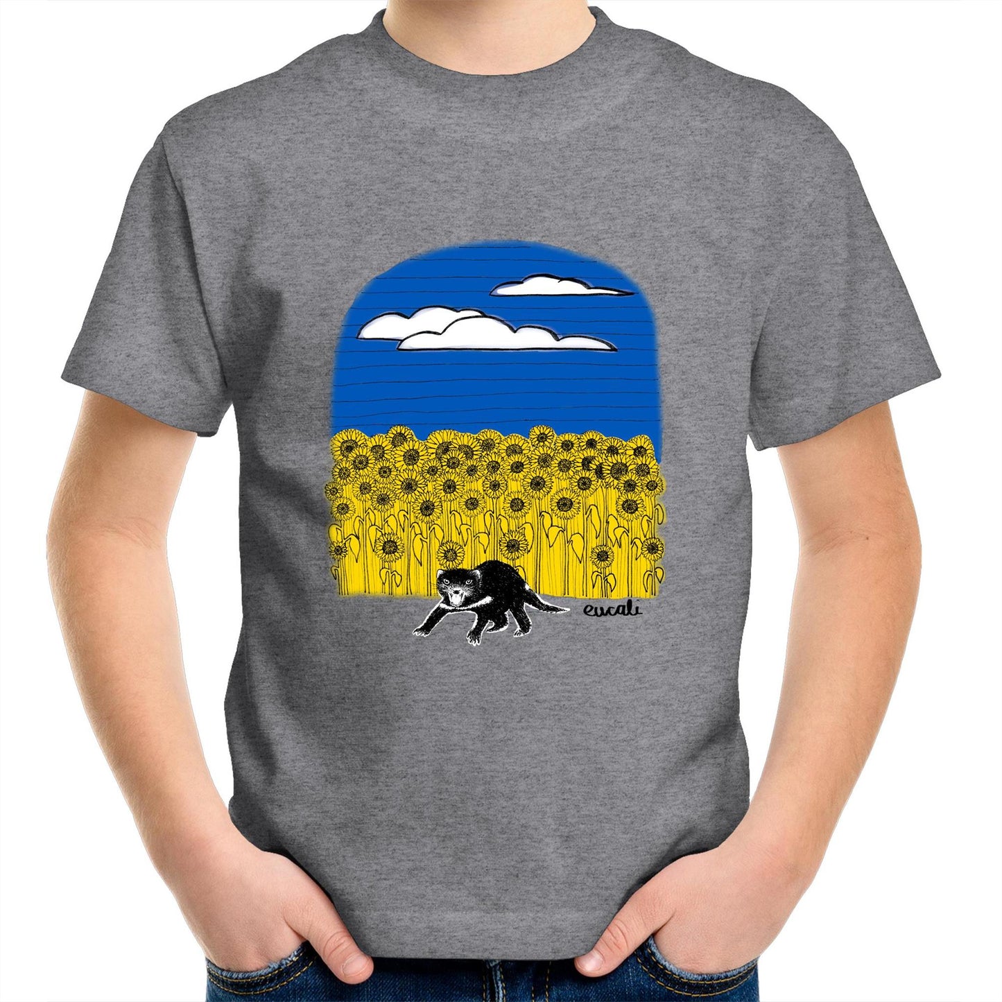 "For Ukraine, with love" Kids T-Shirt