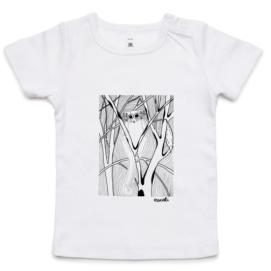 "MONOCHROME Hello Possum" Infant T-Shirt