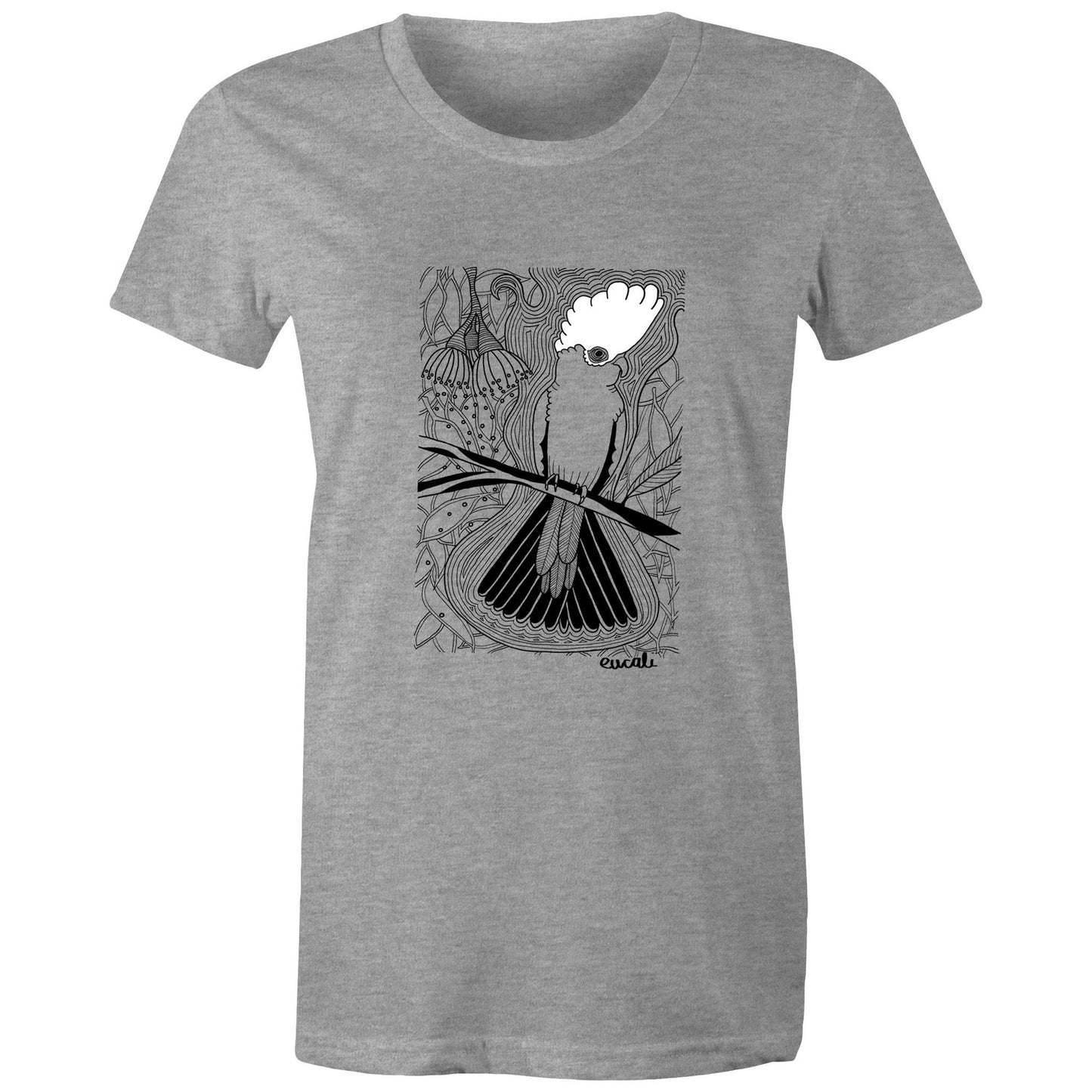 "MONOCHROME Flaming Galah" T-Shirt (women's fit)