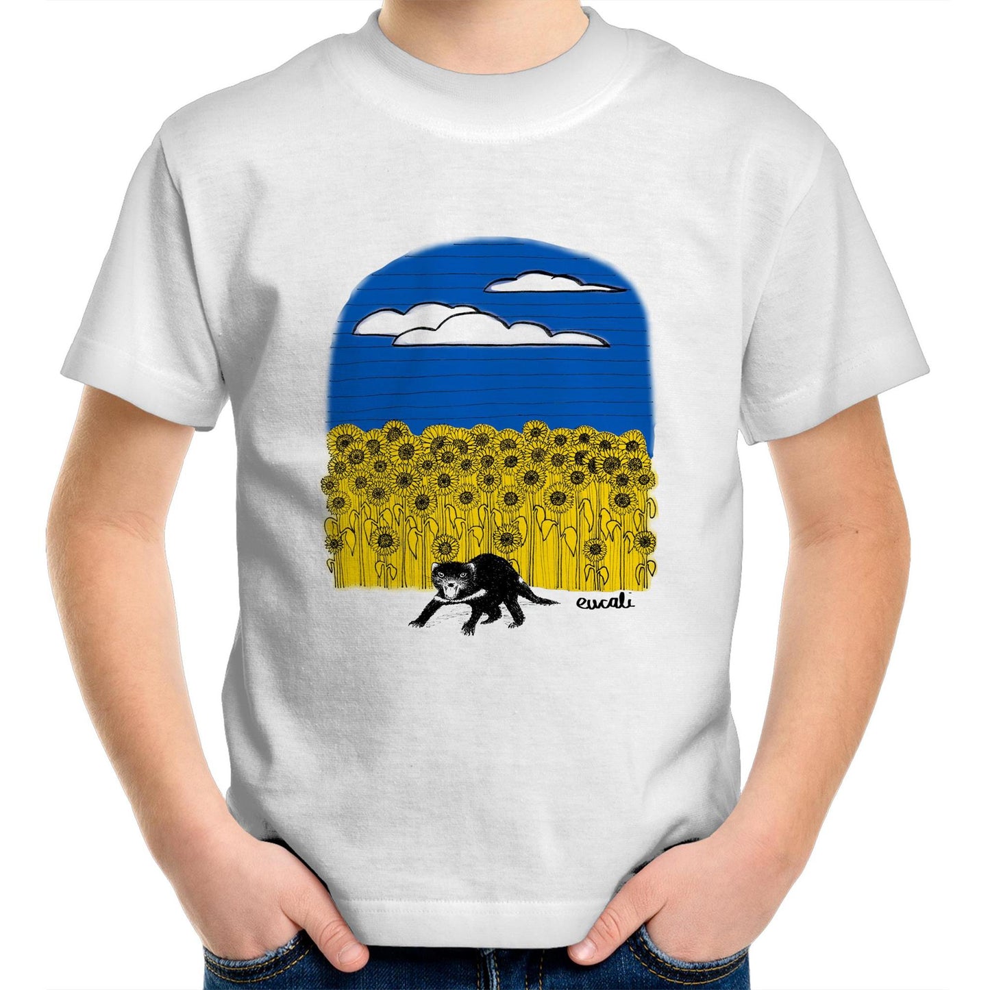 "For Ukraine, with love" Kids T-Shirt