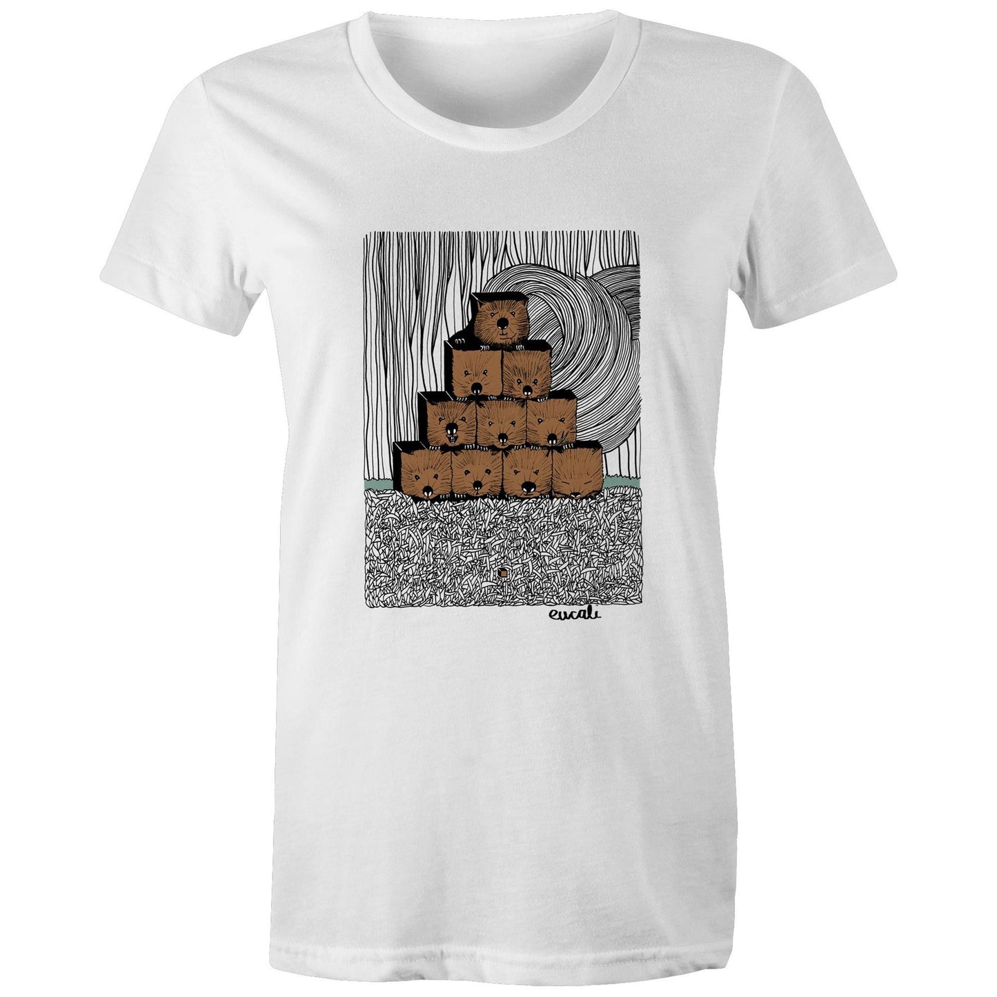 "Wombats³" T-Shirt (women's fit)