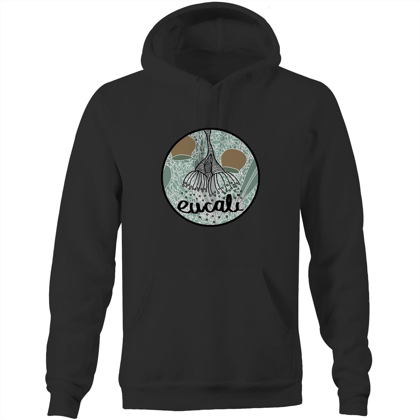 "Eucali, Bushland Paradise" Hoodie with pocket