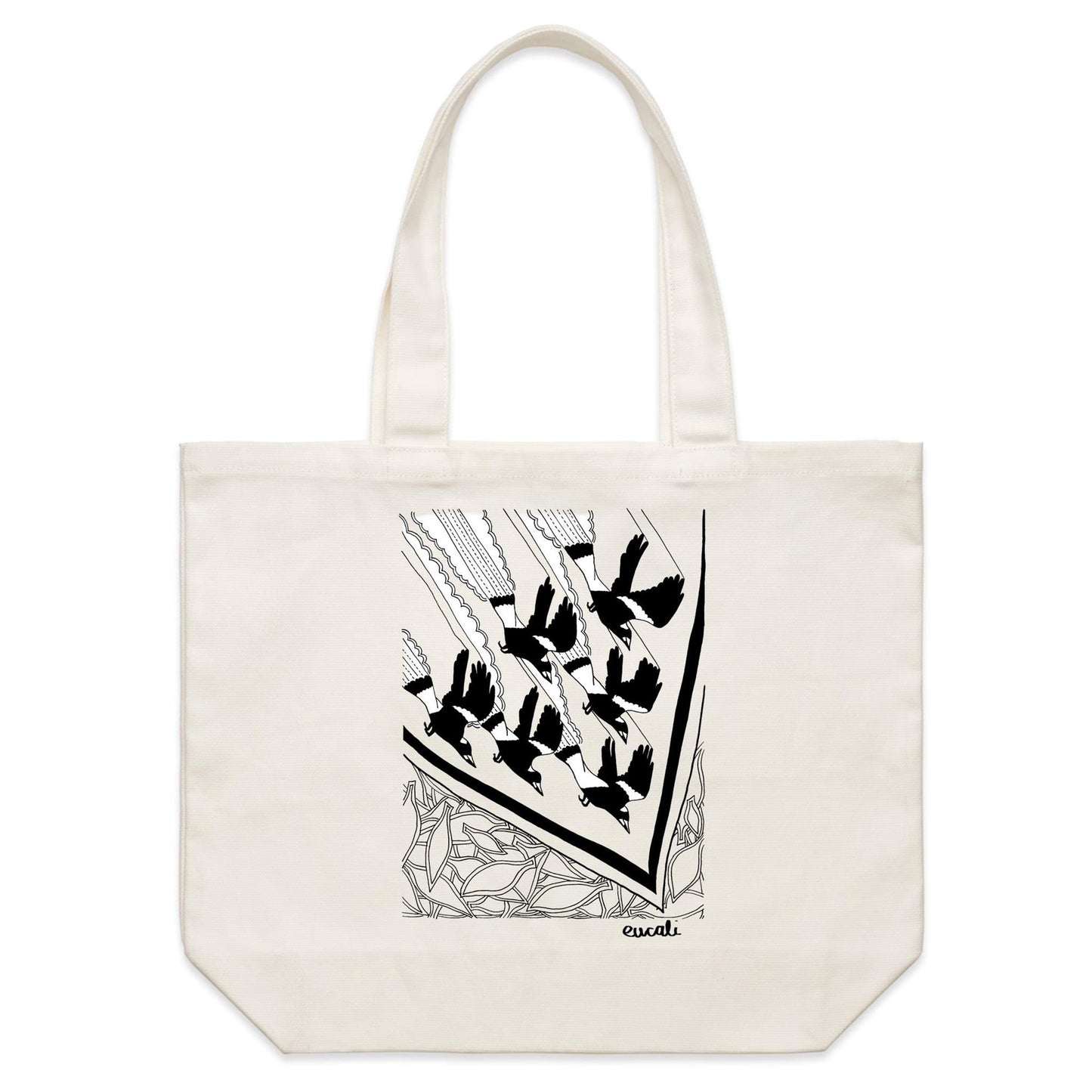 "MONOCHROME Maggie Season" Canvas Tote Bag