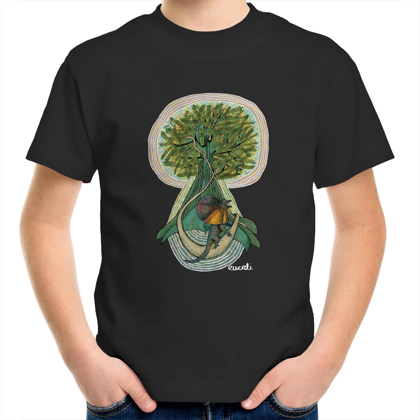 "Chlamydosaurus Kingii" Kids T-Shirt