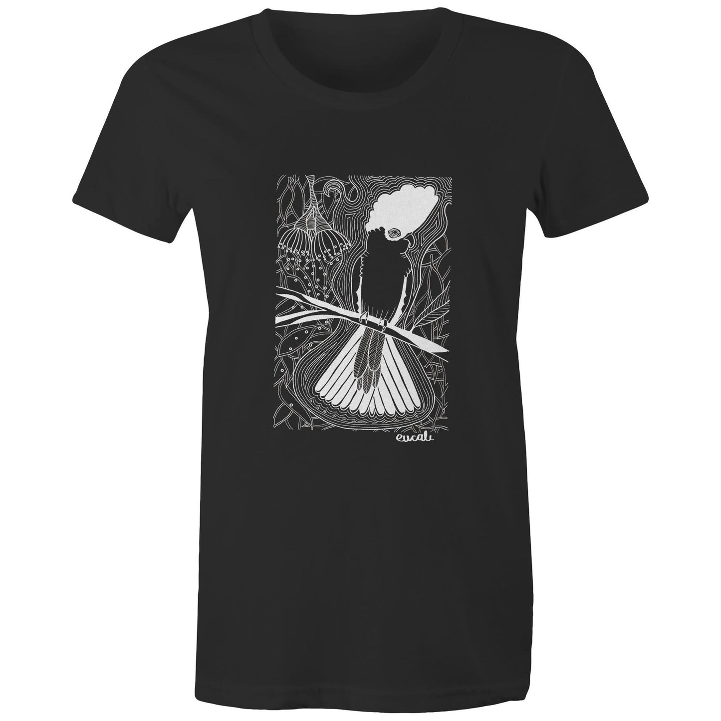 "MONOCHROME Flaming Galah" T-Shirt (women's fit)