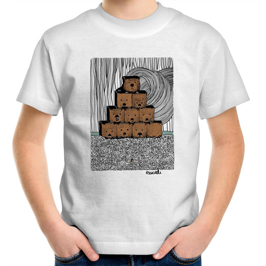 "Wombats³" Kids T-Shirt