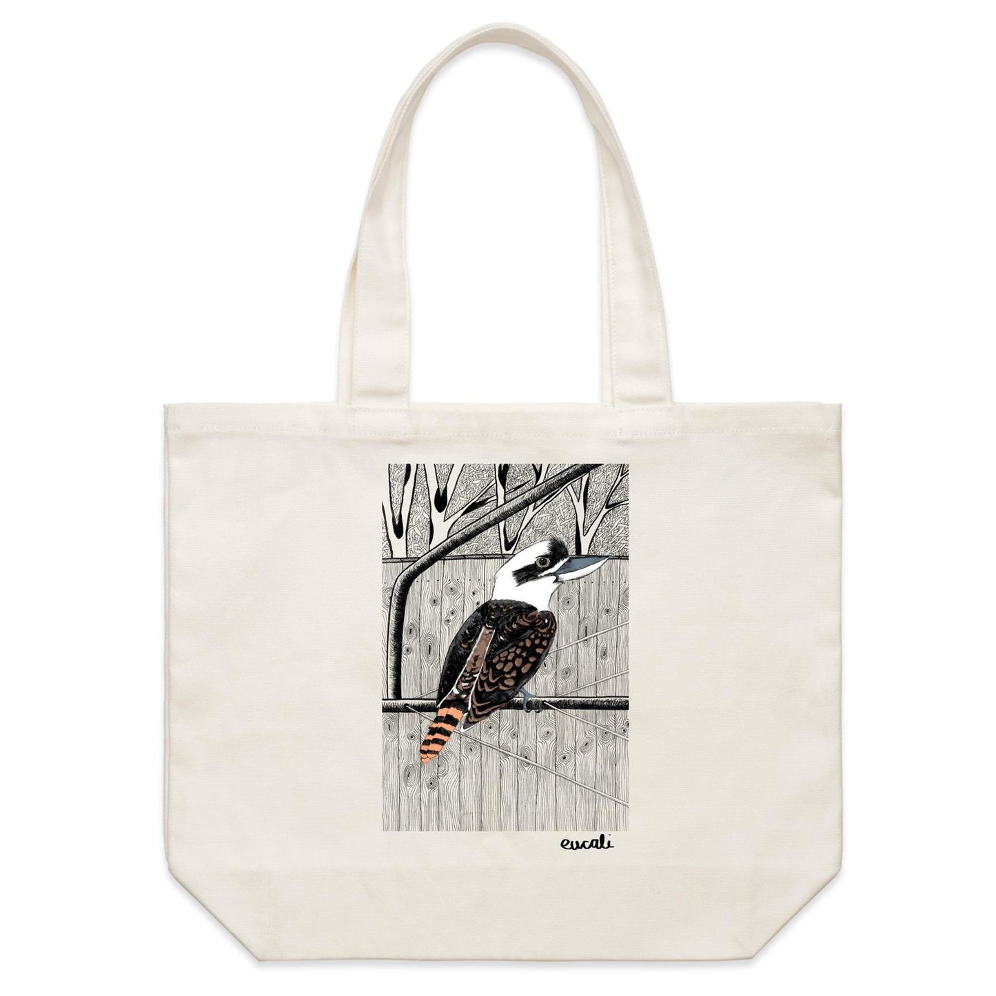 "King of the Bush" Canvas Tote Bag