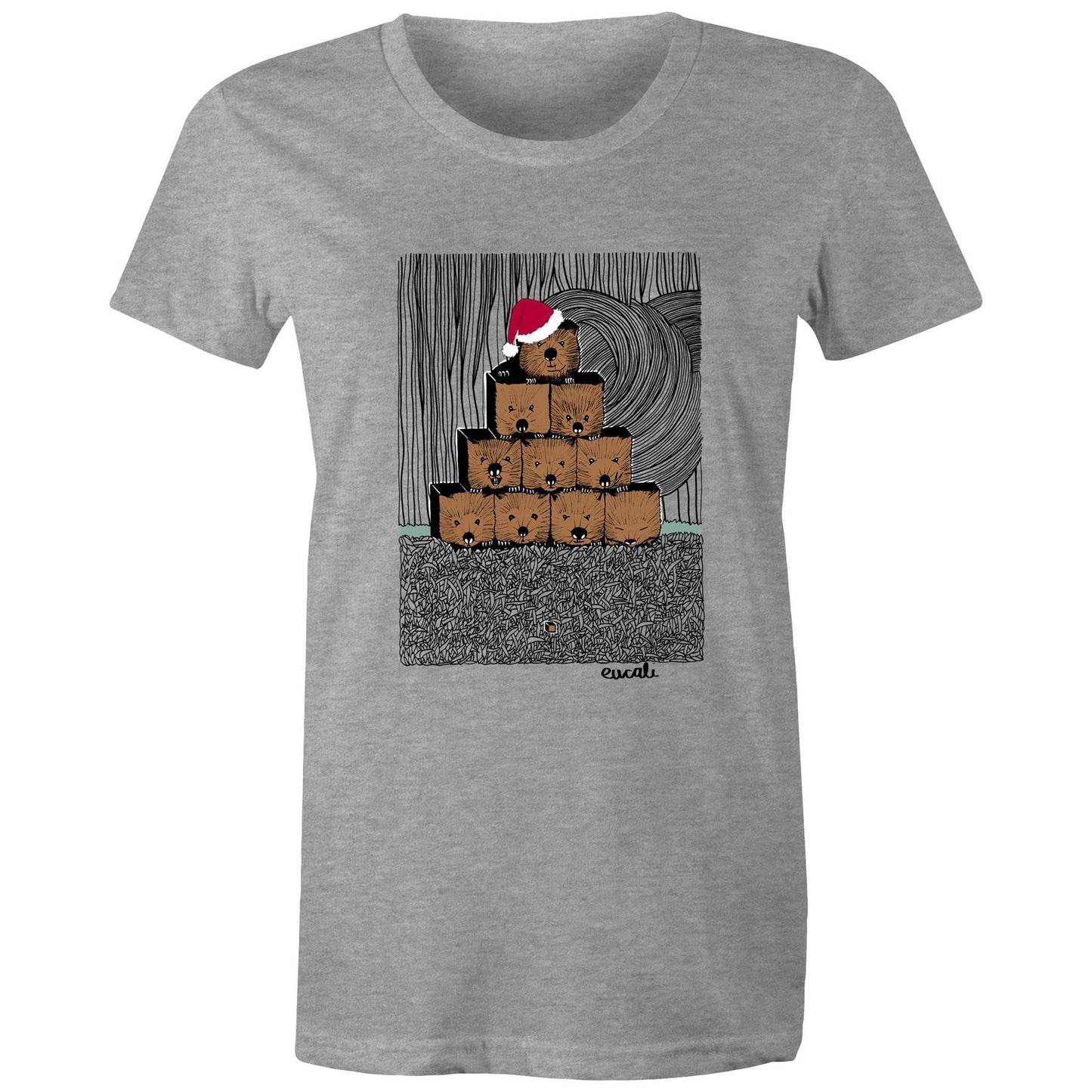 "CHRISTMAS Wombats³" T-Shirt (women's fit)