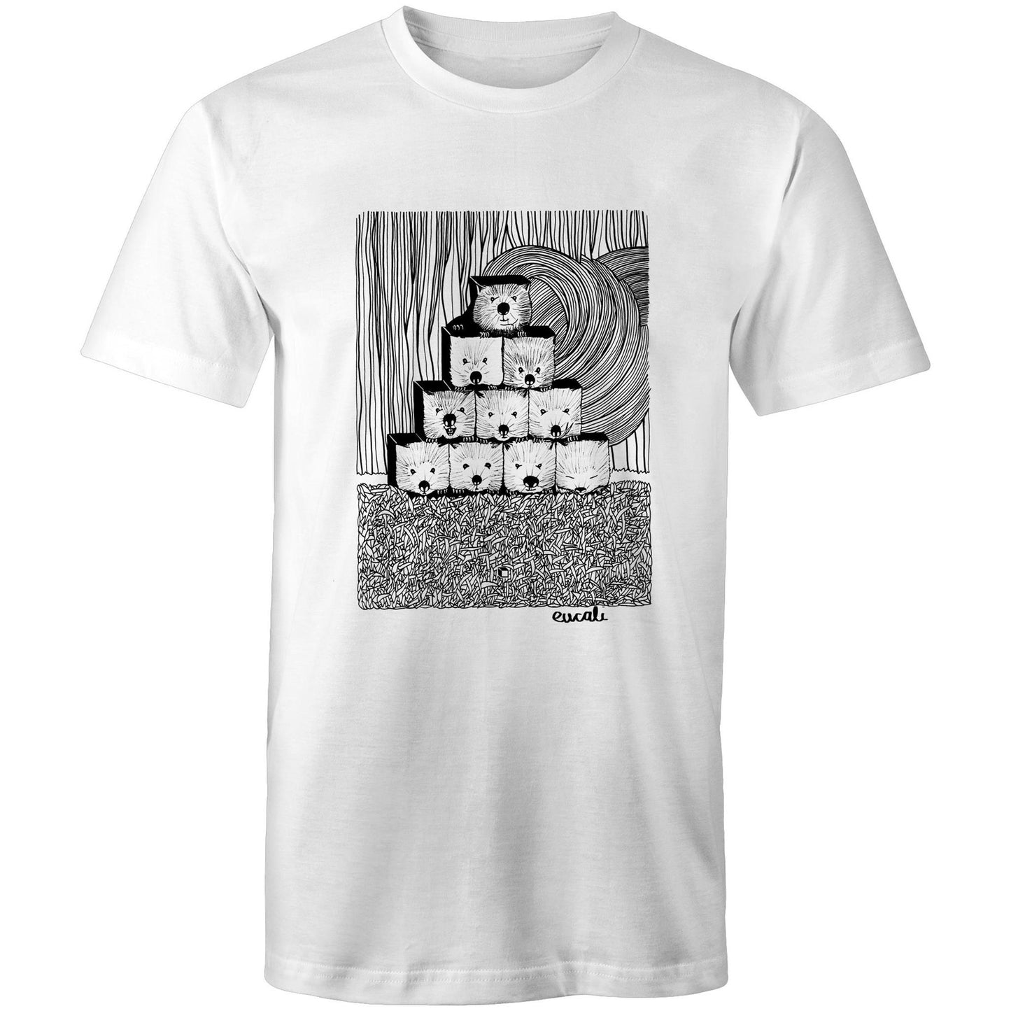 "MONOCHROME Wombats³" T-Shirt (unisex fit)