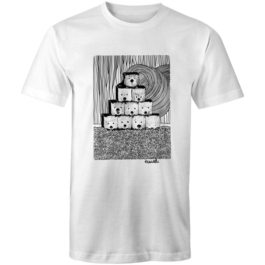 "MONOCHROME Wombats³" T-Shirt (unisex fit)