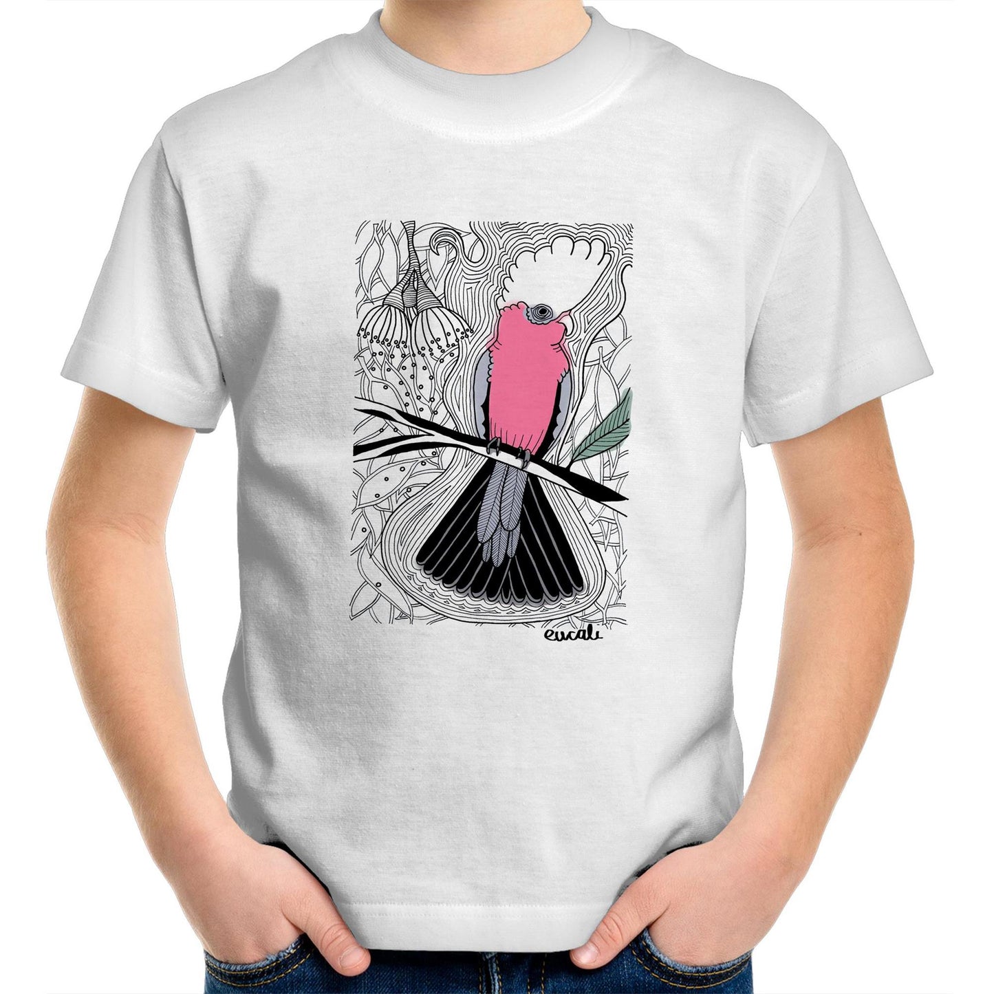 "Flaming Galah" Kids T-Shirt