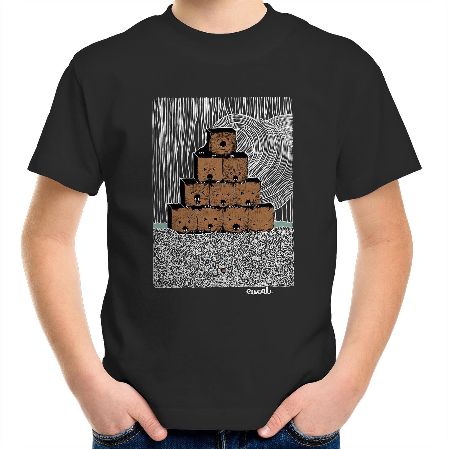 "Wombats³" Kids T-Shirt