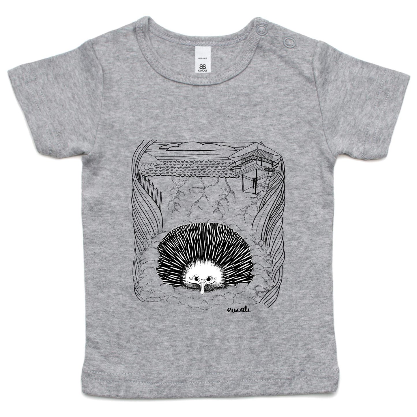 "MONOCHROME Echidna SLC" Infant T-Shirt