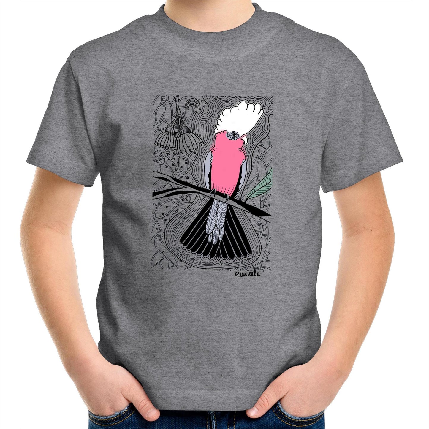 "Flaming Galah" Kids T-Shirt