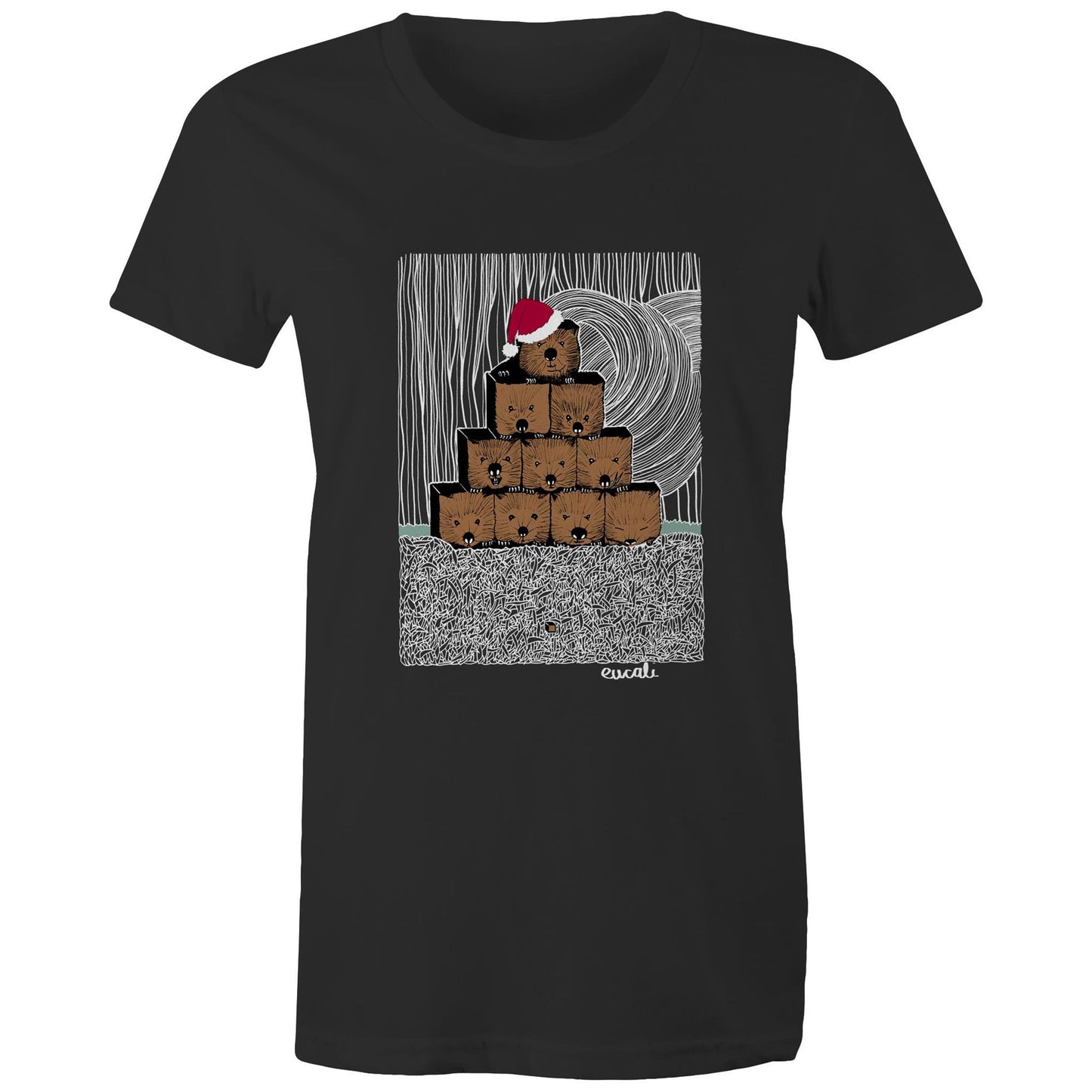 "CHRISTMAS Wombats³" T-Shirt (women's fit)