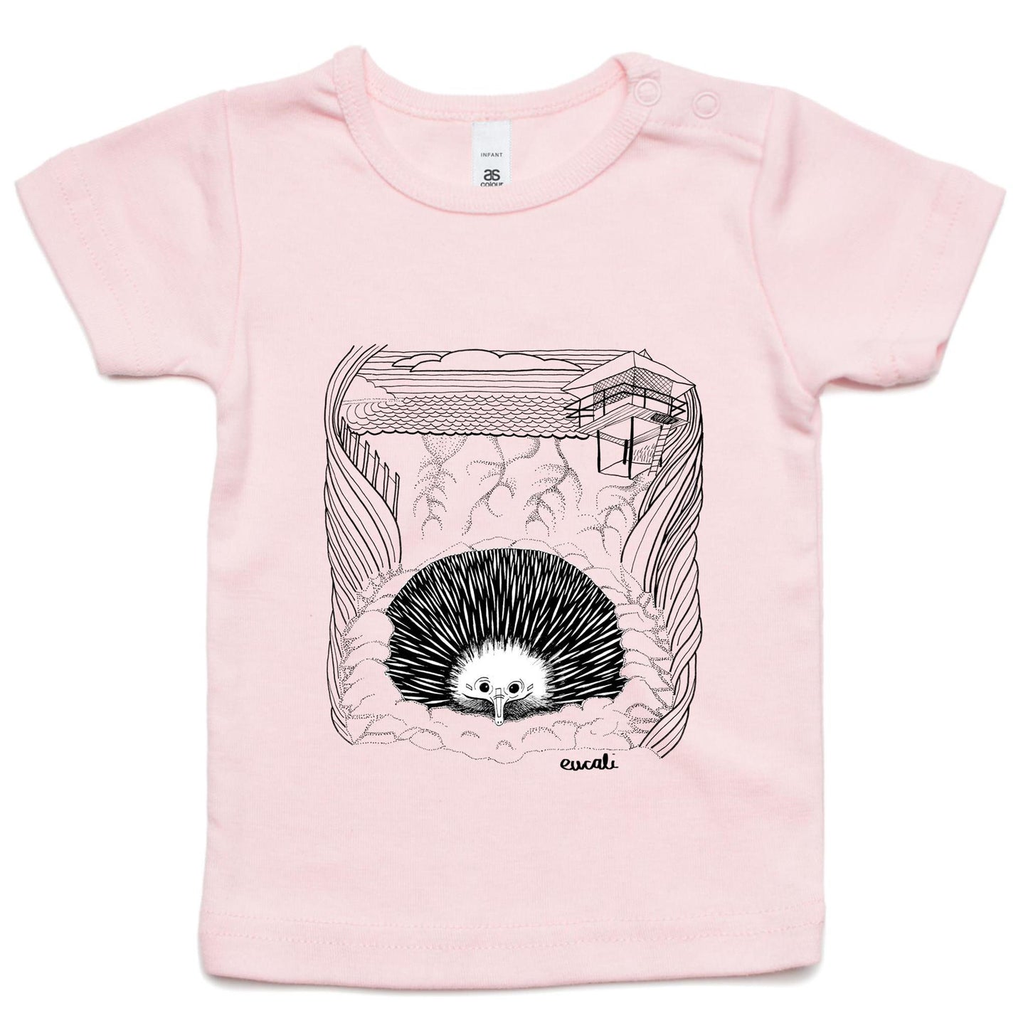 "MONOCHROME Echidna SLC" Infant T-Shirt