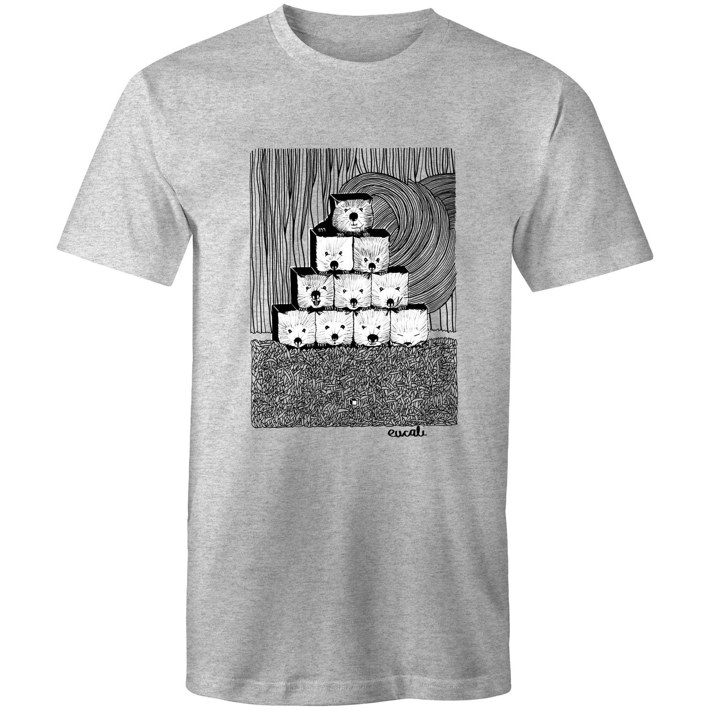 "MONOCHROME Wombats³" T-Shirt (unisex fit)